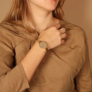 Bracelet Ave Maria (en espagnol) or