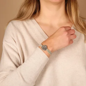 Bracelet Coeurs Sacrés réversible en argent