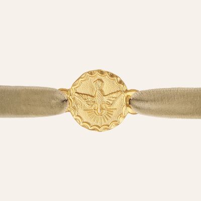 Bracelet Médaille Esprit Saint doré