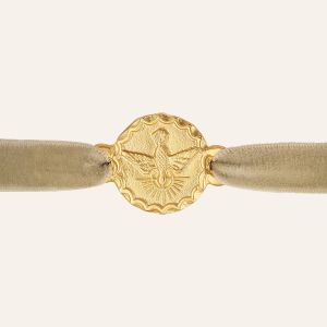 Bracelet Médaille Esprit Saint doré