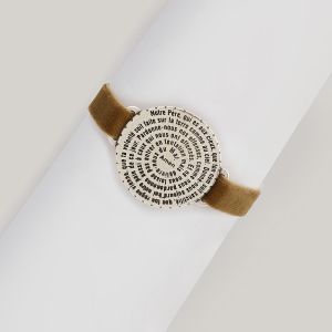 Bracelet Notre-Père argent