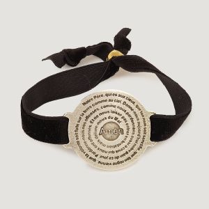 Bracelet Notre-Père argent