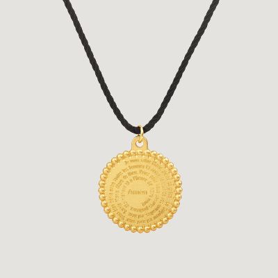 Médaille Je vous salue Marie or